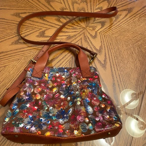 Colorful Floral Crossbody Bag - Picture 2 of 5